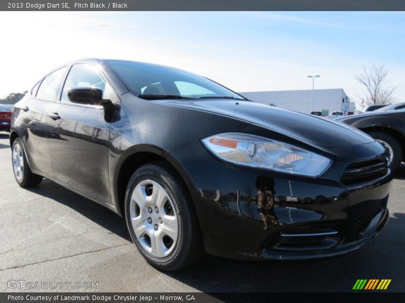 Pitch Black / Black 2013 Dodge Dart SE