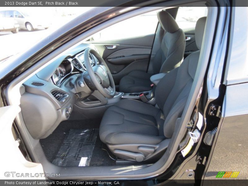 Pitch Black / Black 2013 Dodge Dart SE