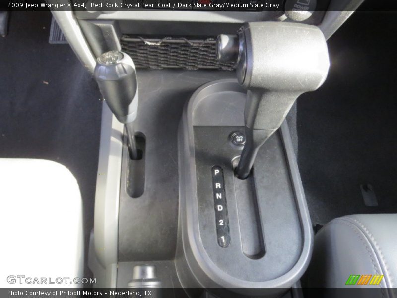 Red Rock Crystal Pearl Coat / Dark Slate Gray/Medium Slate Gray 2009 Jeep Wrangler X 4x4