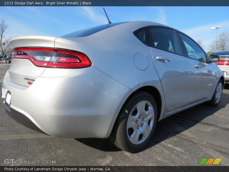 Bright Silver Metallic / Black 2013 Dodge Dart Aero