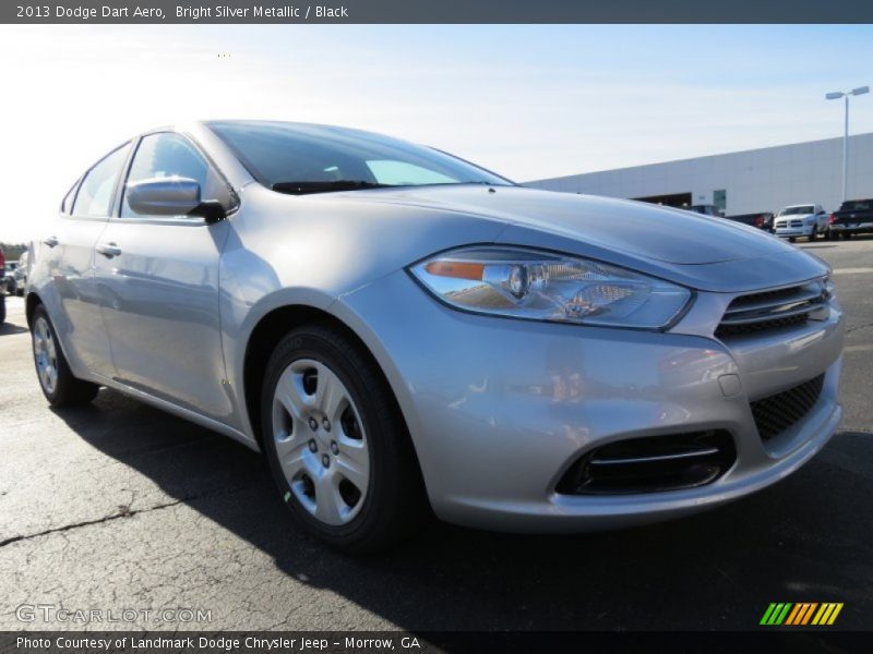 Bright Silver Metallic / Black 2013 Dodge Dart Aero