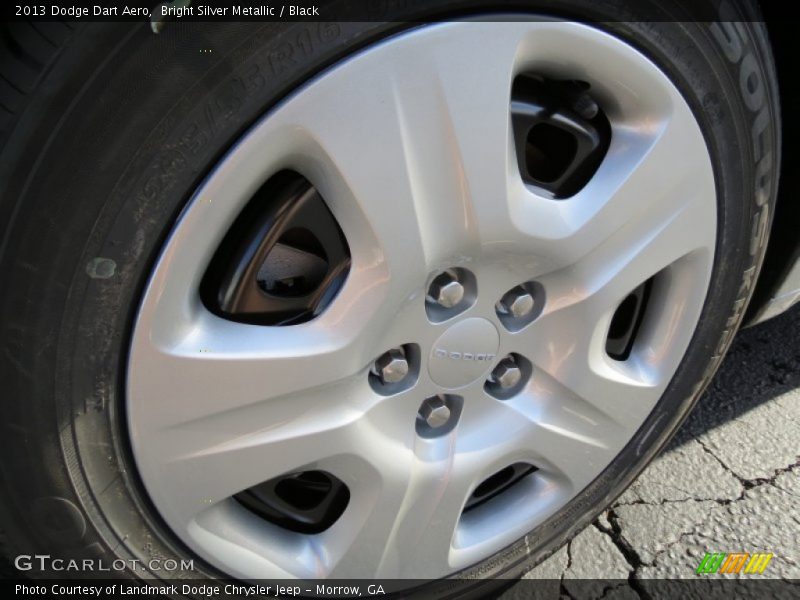 Bright Silver Metallic / Black 2013 Dodge Dart Aero