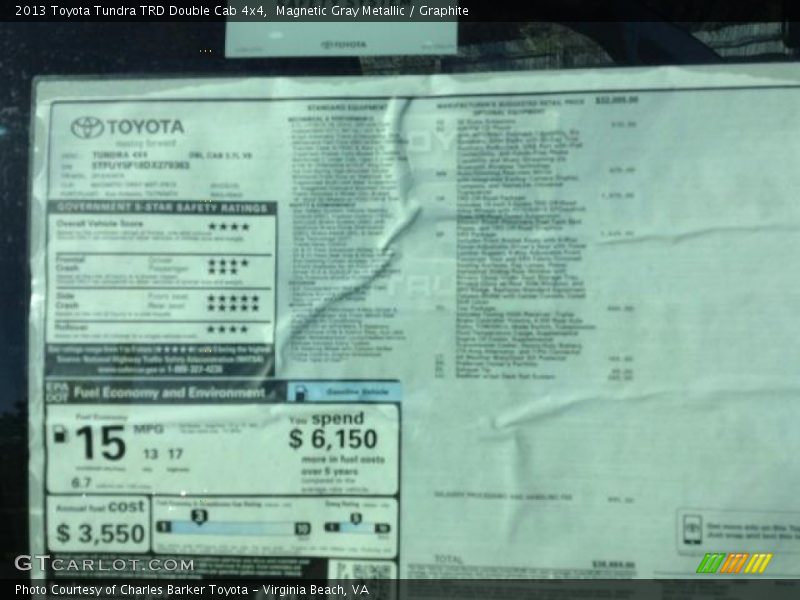 Magnetic Gray Metallic / Graphite 2013 Toyota Tundra TRD Double Cab 4x4