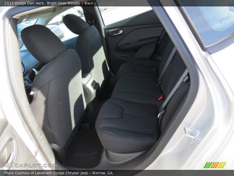 Bright Silver Metallic / Black 2013 Dodge Dart Aero