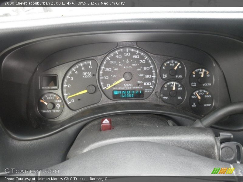 Onyx Black / Medium Gray 2000 Chevrolet Suburban 2500 LS 4x4