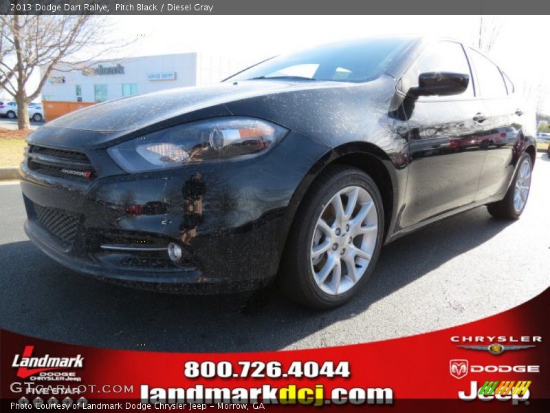 Pitch Black / Diesel Gray 2013 Dodge Dart Rallye