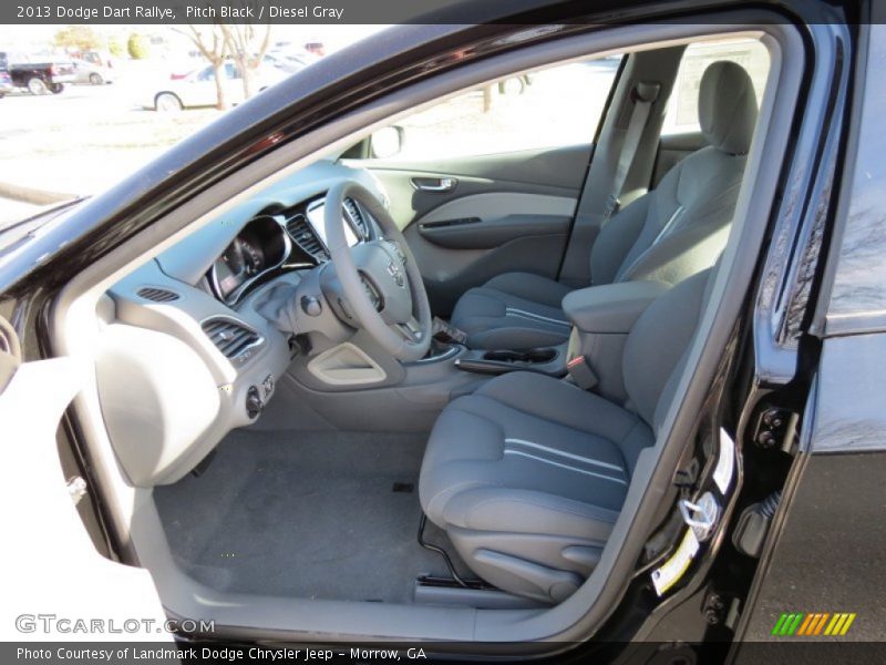 Pitch Black / Diesel Gray 2013 Dodge Dart Rallye