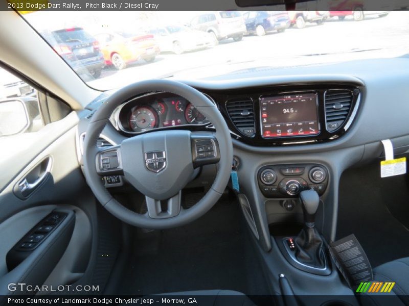 Pitch Black / Diesel Gray 2013 Dodge Dart Rallye