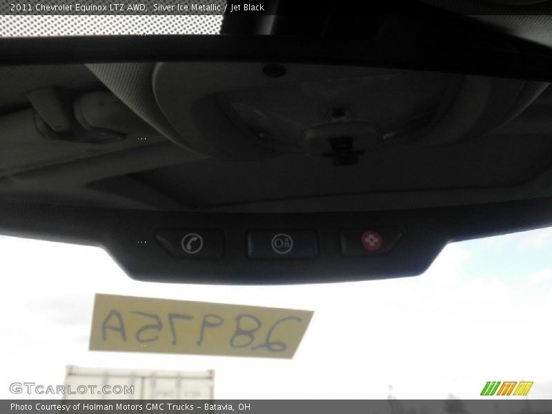 Silver Ice Metallic / Jet Black 2011 Chevrolet Equinox LTZ AWD