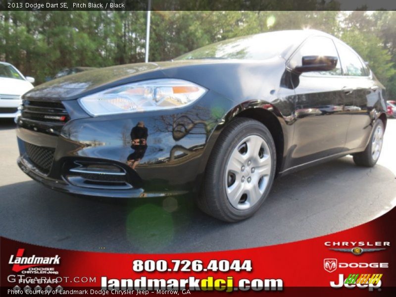 Pitch Black / Black 2013 Dodge Dart SE