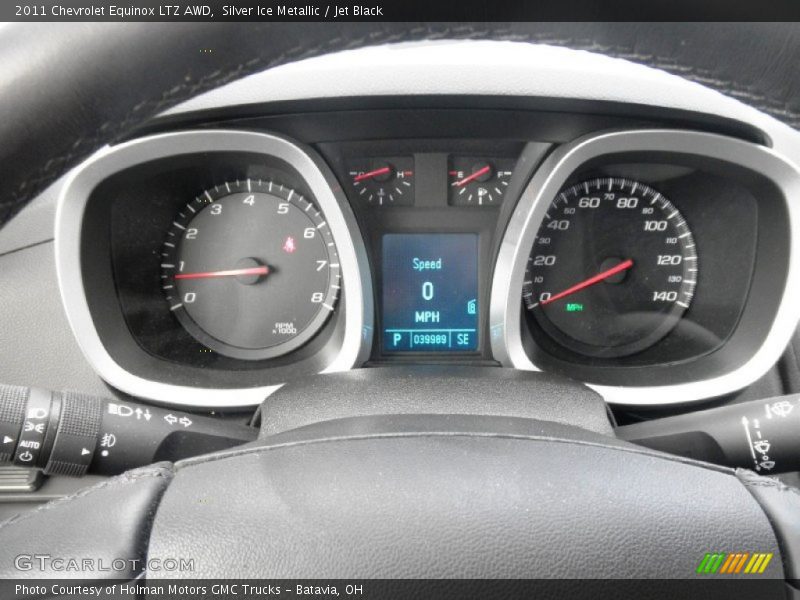 Silver Ice Metallic / Jet Black 2011 Chevrolet Equinox LTZ AWD