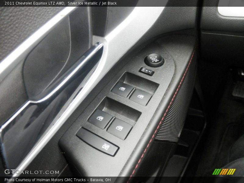 Silver Ice Metallic / Jet Black 2011 Chevrolet Equinox LTZ AWD