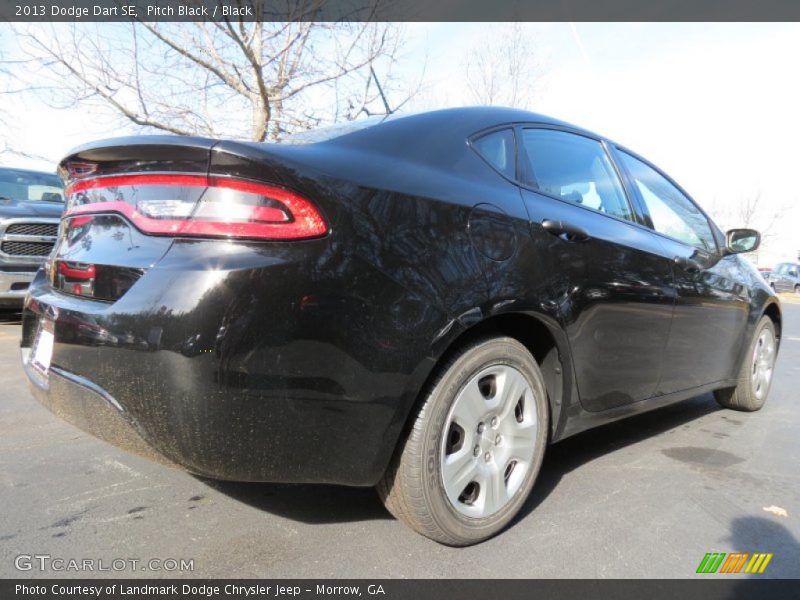 Pitch Black / Black 2013 Dodge Dart SE