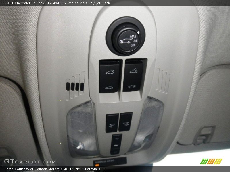 Silver Ice Metallic / Jet Black 2011 Chevrolet Equinox LTZ AWD
