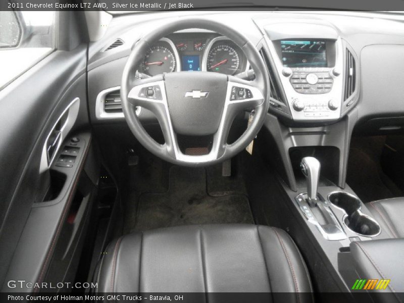Silver Ice Metallic / Jet Black 2011 Chevrolet Equinox LTZ AWD