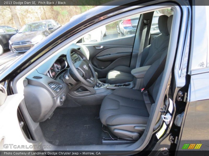 Pitch Black / Black 2013 Dodge Dart SE