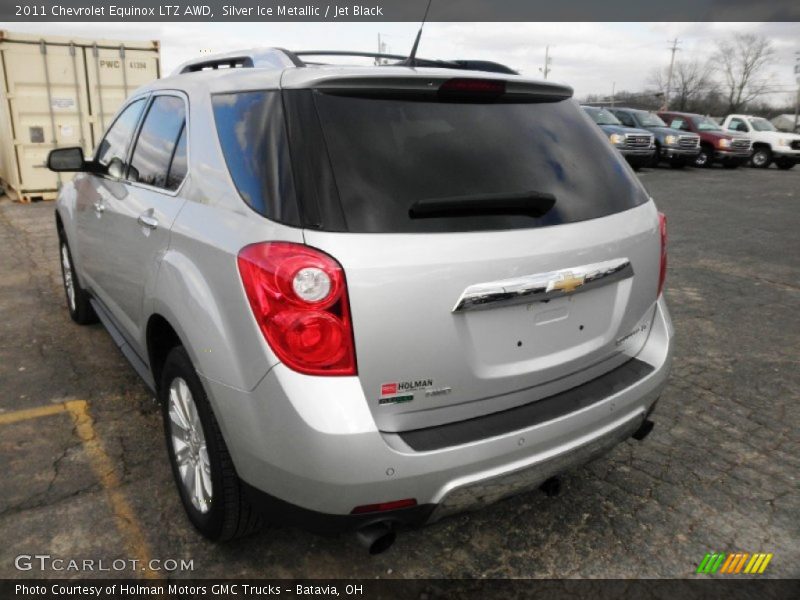 Silver Ice Metallic / Jet Black 2011 Chevrolet Equinox LTZ AWD