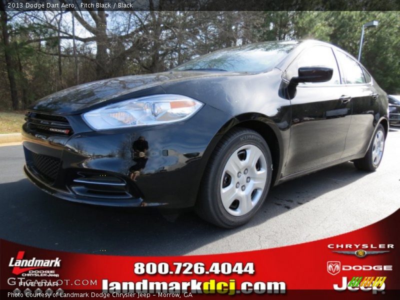 Pitch Black / Black 2013 Dodge Dart Aero