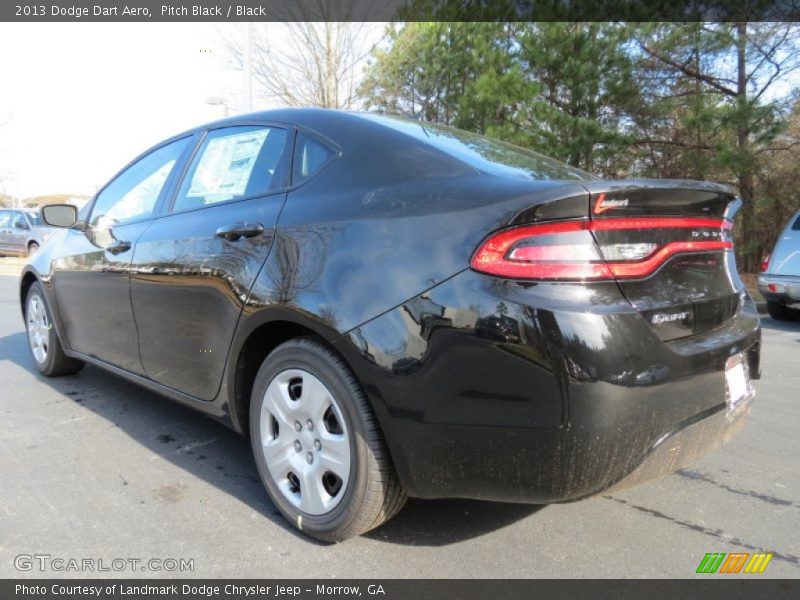 Pitch Black / Black 2013 Dodge Dart Aero