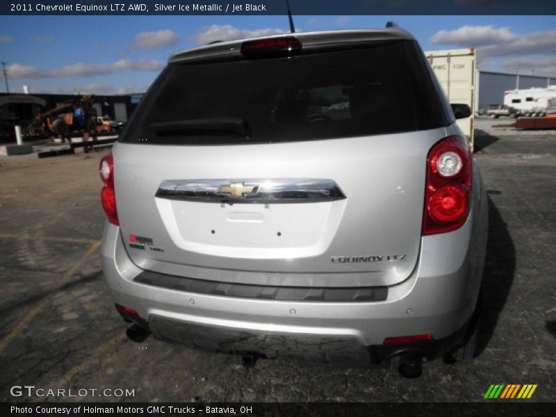 Silver Ice Metallic / Jet Black 2011 Chevrolet Equinox LTZ AWD