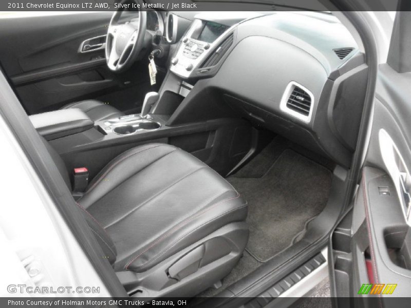 Silver Ice Metallic / Jet Black 2011 Chevrolet Equinox LTZ AWD