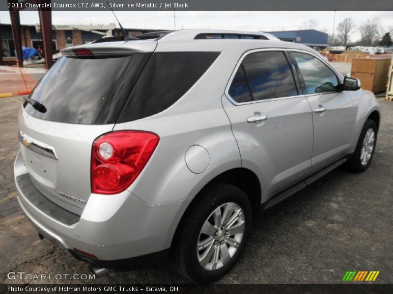 Silver Ice Metallic / Jet Black 2011 Chevrolet Equinox LTZ AWD