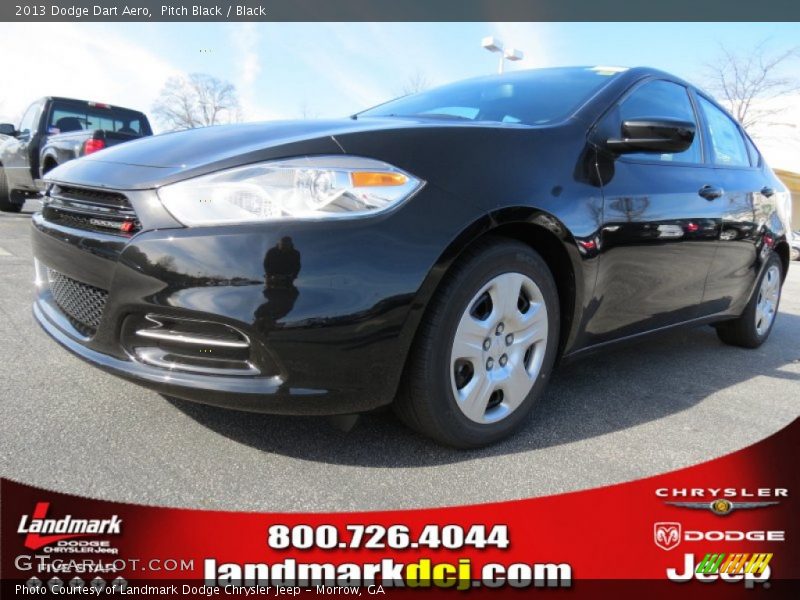 Pitch Black / Black 2013 Dodge Dart Aero