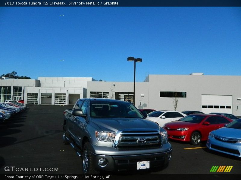 Silver Sky Metallic / Graphite 2013 Toyota Tundra TSS CrewMax
