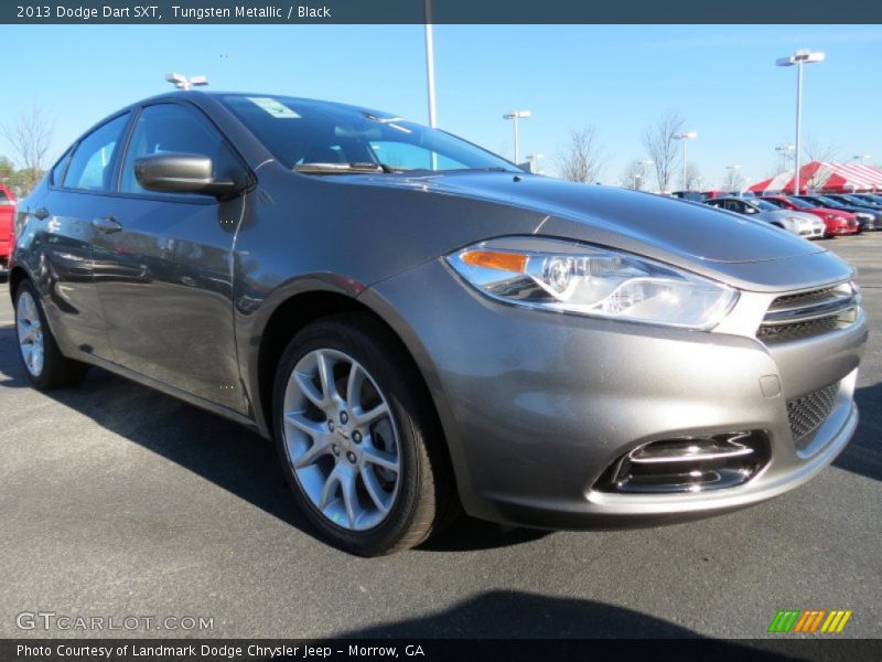 Tungsten Metallic / Black 2013 Dodge Dart SXT