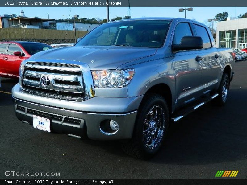 Silver Sky Metallic / Graphite 2013 Toyota Tundra TSS CrewMax