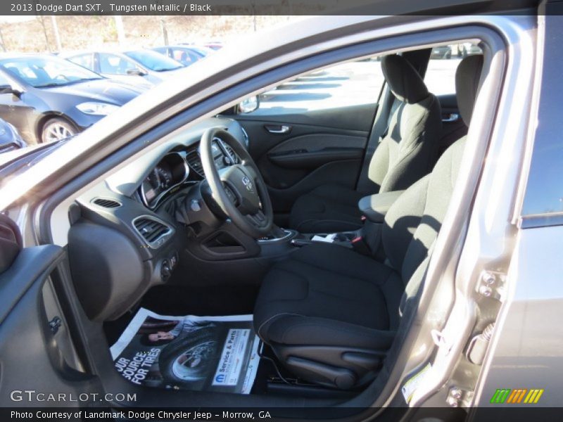 Tungsten Metallic / Black 2013 Dodge Dart SXT