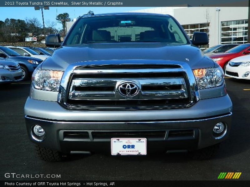 Silver Sky Metallic / Graphite 2013 Toyota Tundra TSS CrewMax