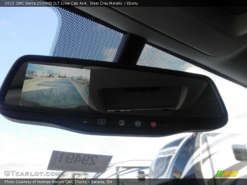 Steel Gray Metallic / Ebony 2013 GMC Sierra 2500HD SLT Crew Cab 4x4