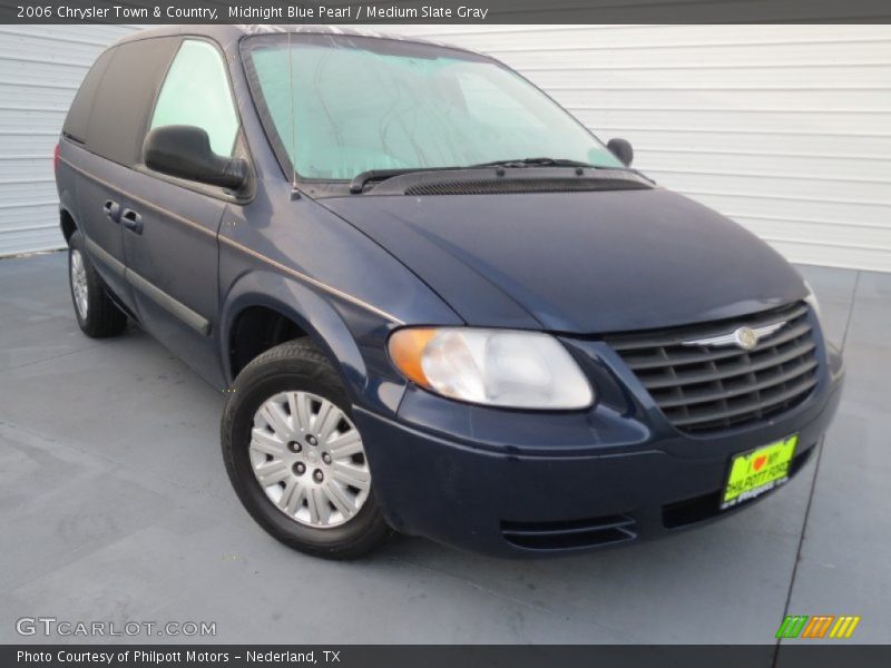 Midnight Blue Pearl / Medium Slate Gray 2006 Chrysler Town & Country