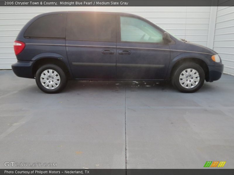 Midnight Blue Pearl / Medium Slate Gray 2006 Chrysler Town & Country