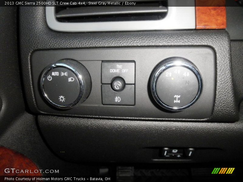 Steel Gray Metallic / Ebony 2013 GMC Sierra 2500HD SLT Crew Cab 4x4