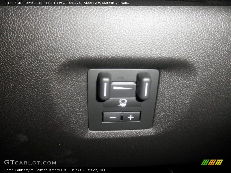 Steel Gray Metallic / Ebony 2013 GMC Sierra 2500HD SLT Crew Cab 4x4