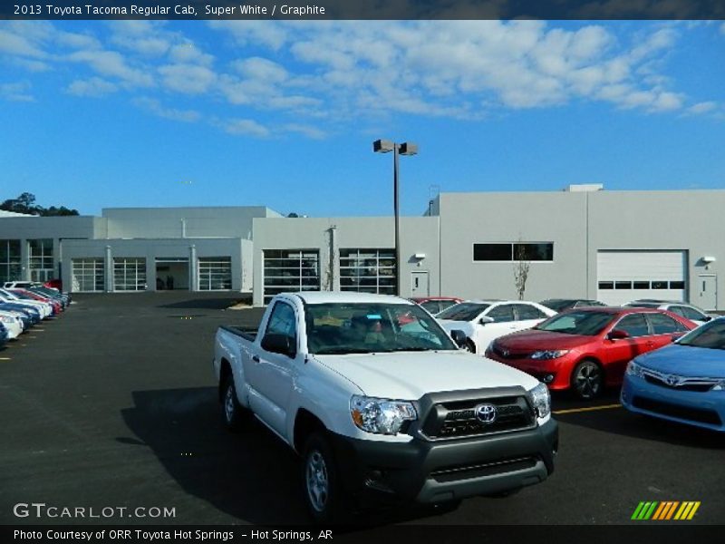 Super White / Graphite 2013 Toyota Tacoma Regular Cab