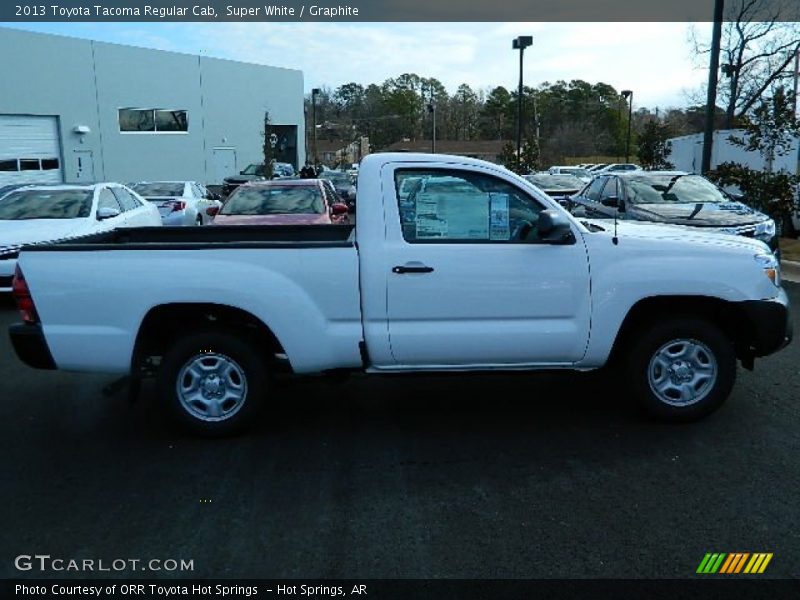 Super White / Graphite 2013 Toyota Tacoma Regular Cab
