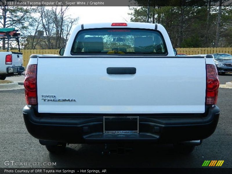 Super White / Graphite 2013 Toyota Tacoma Regular Cab