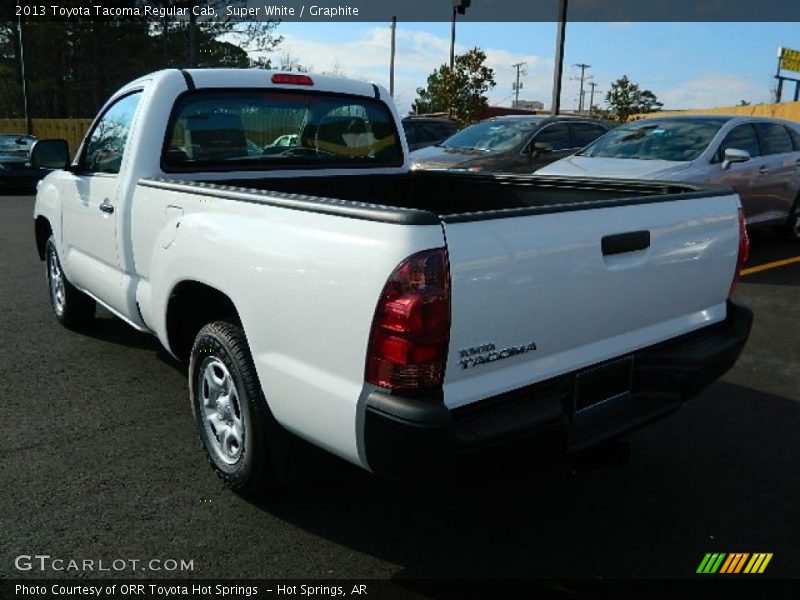 Super White / Graphite 2013 Toyota Tacoma Regular Cab