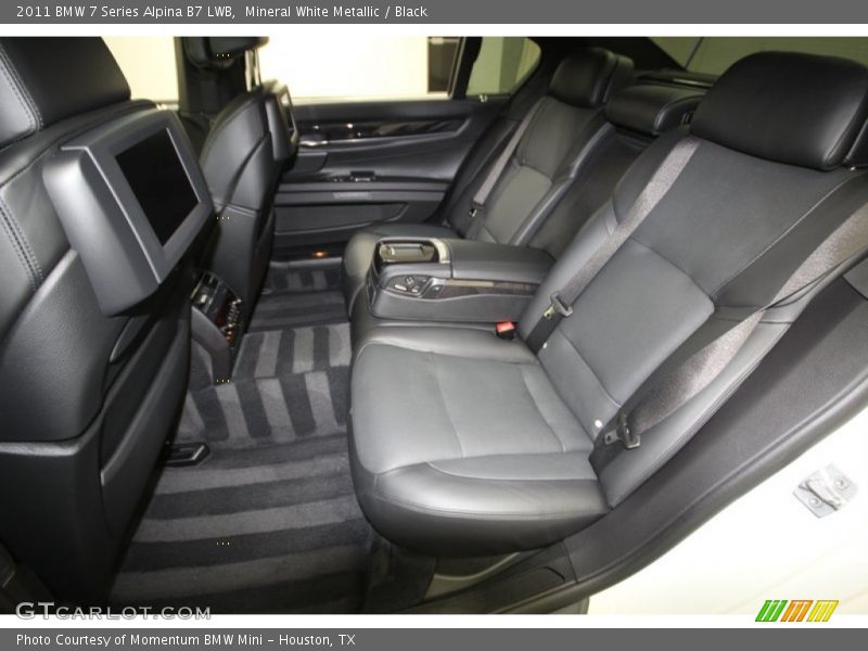 Rear Seat of 2011 7 Series Alpina B7 LWB