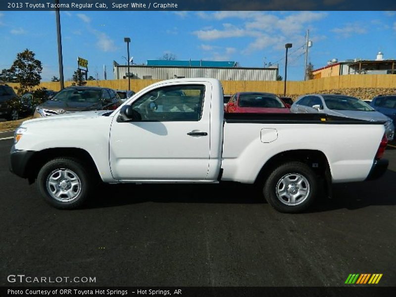 Super White / Graphite 2013 Toyota Tacoma Regular Cab