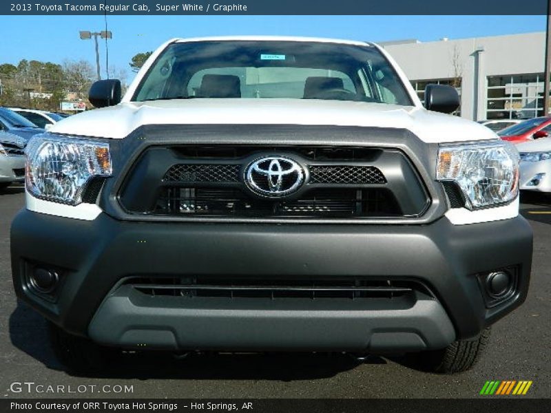 Super White / Graphite 2013 Toyota Tacoma Regular Cab