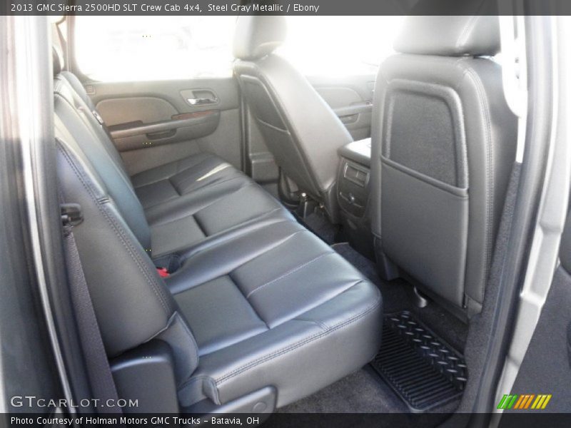 Steel Gray Metallic / Ebony 2013 GMC Sierra 2500HD SLT Crew Cab 4x4