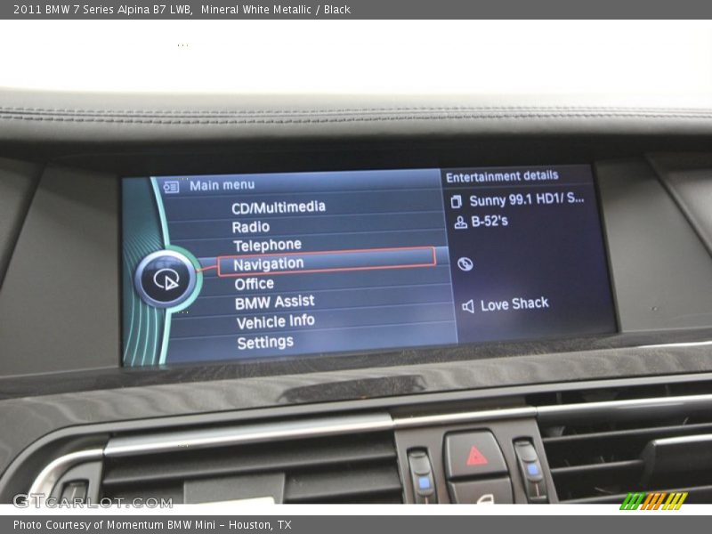Mineral White Metallic / Black 2011 BMW 7 Series Alpina B7 LWB