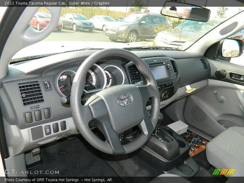 Super White / Graphite 2013 Toyota Tacoma Regular Cab
