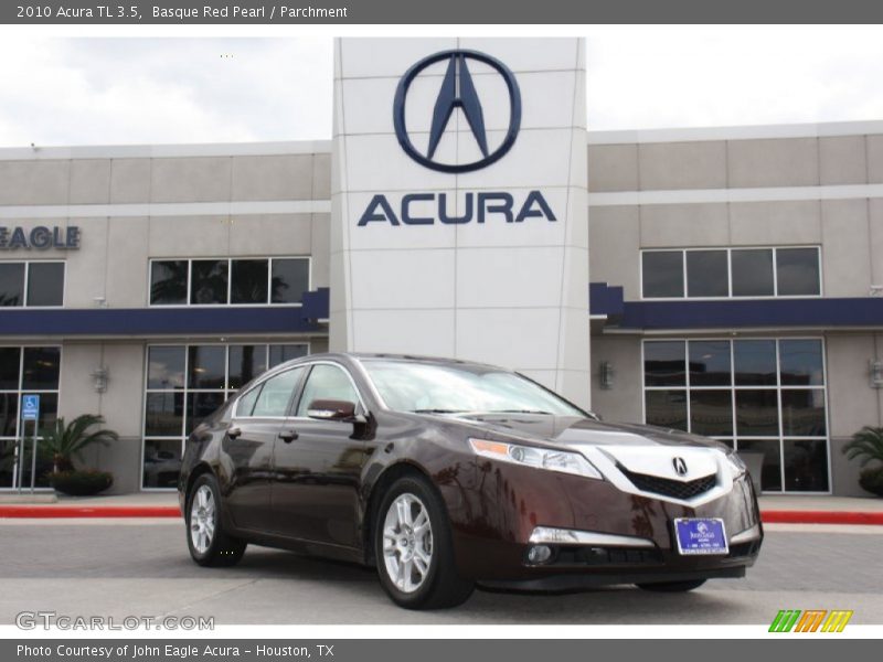 Basque Red Pearl / Parchment 2010 Acura TL 3.5