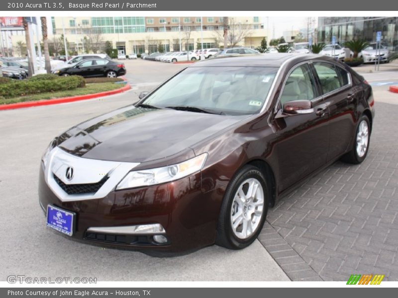 Basque Red Pearl / Parchment 2010 Acura TL 3.5
