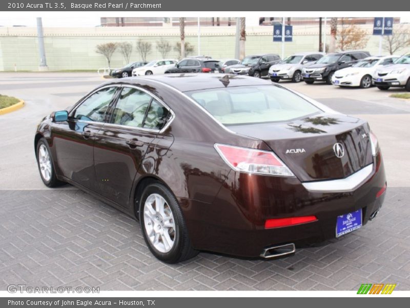 Basque Red Pearl / Parchment 2010 Acura TL 3.5
